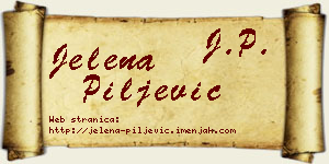 Jelena Piljević vizit kartica